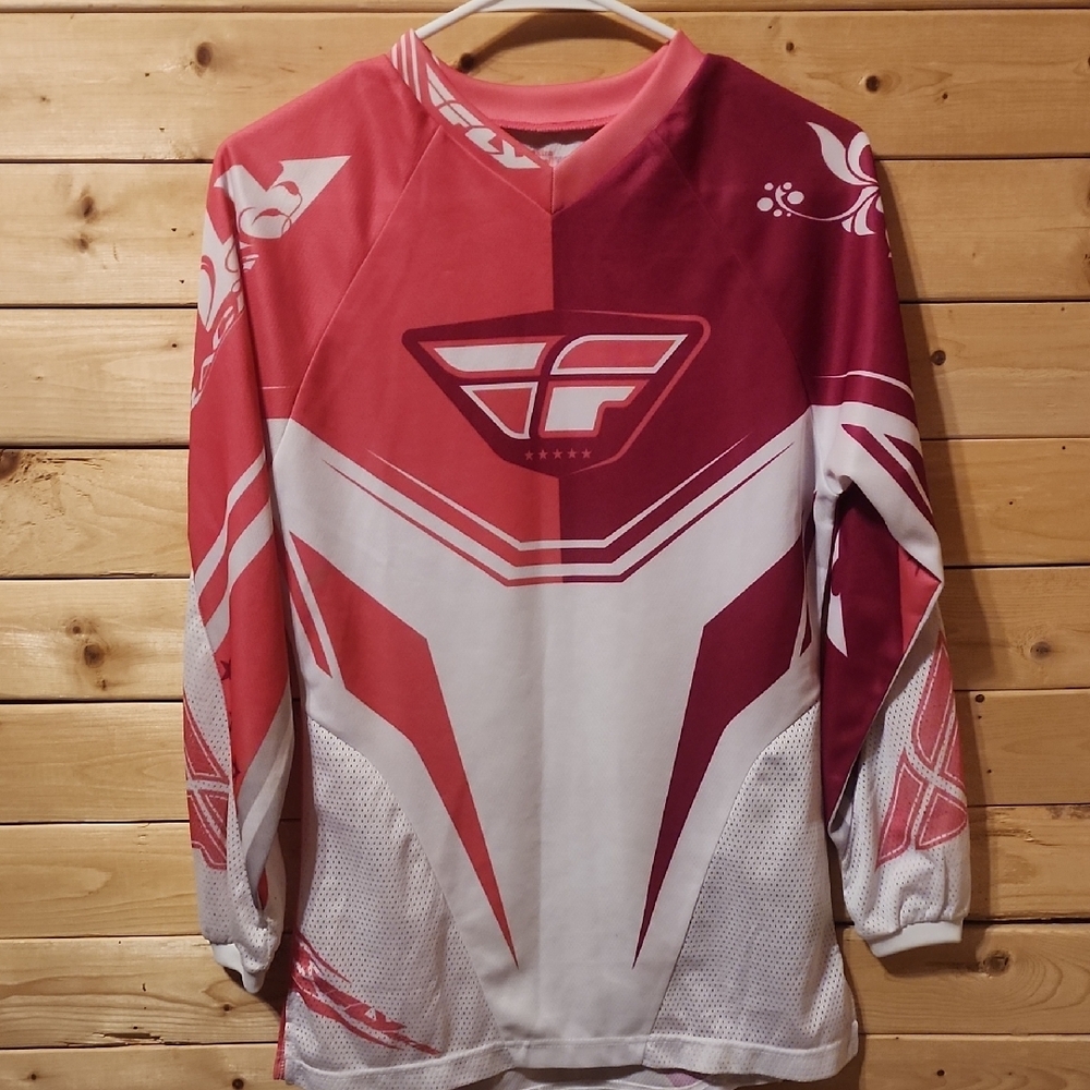 Womens Fly Racing Kinetic Shirt Size XS Pink NWOT